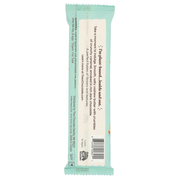 Theo Chocolate Bar Cashew Caramel Crunch 1.7 Oz