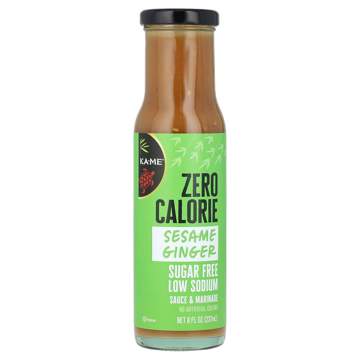 KA ME Zero Calorie Sesame Ginger Marinade Sauce 8 fl