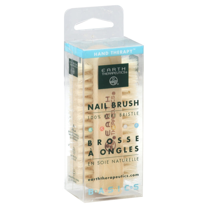 Earth Therapeutics  100% Pure Bristle Nail Brush   1 Ct