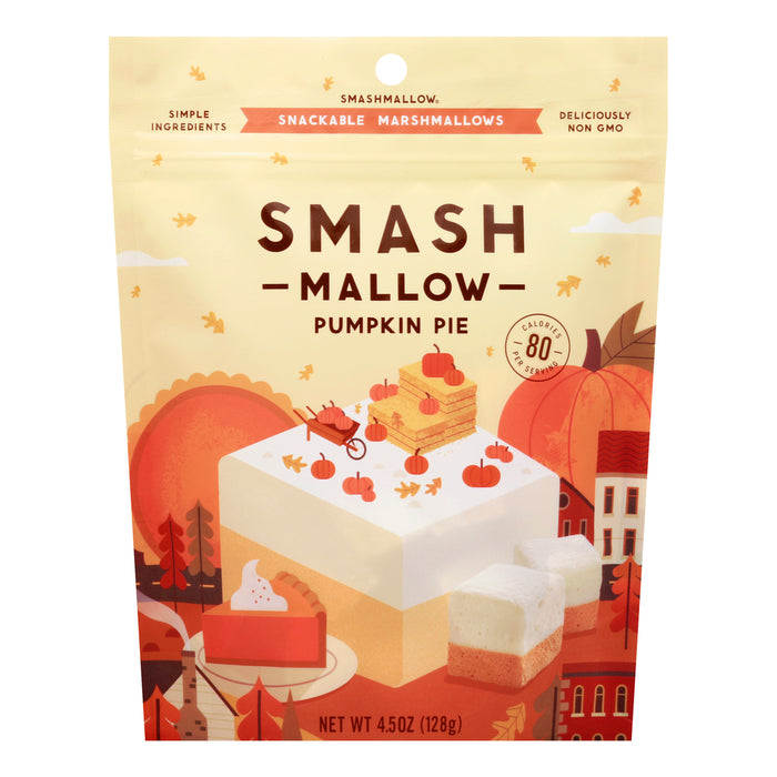 Smashmallow  Pumpkin Pie Snackable Marshmallows 4.5 oz