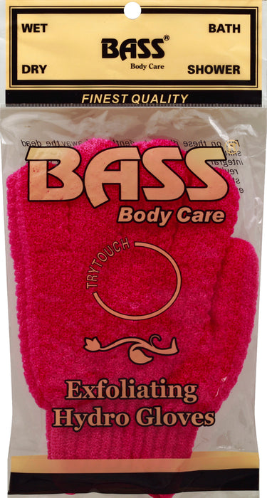 Bass Brushes  Exfoliating Hydro Gloves  1 Each  1 Ct