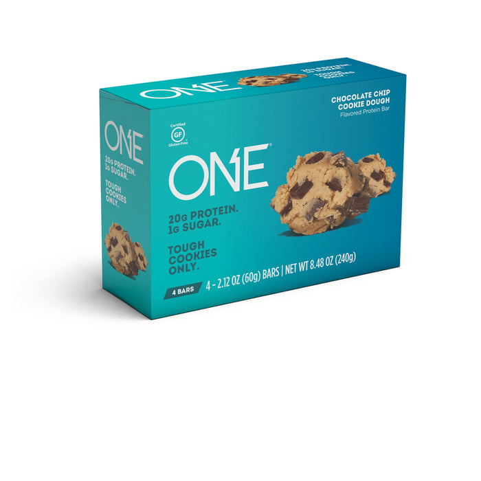 One  Flavored Protein Bar Chocolate Chip Cookie Dough 4/2.12 Oz   8.48 Oz