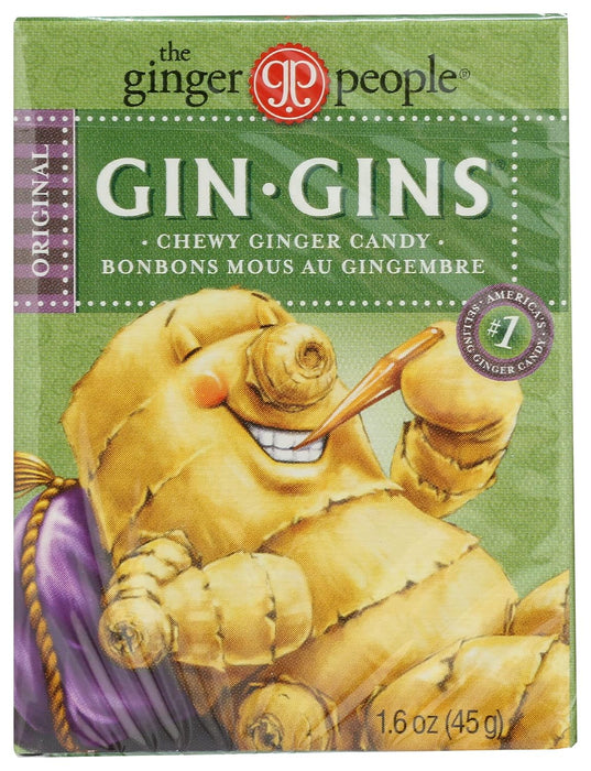 The Ginger People Gingins Chewy Original Travel Packs 1.6 oz