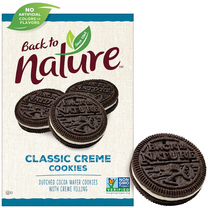 Back To Nature  Classic Creme Cookies  12 Oz