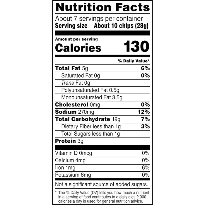 Stacy`S  Simply Naked Pita Chips  7.33 Oz