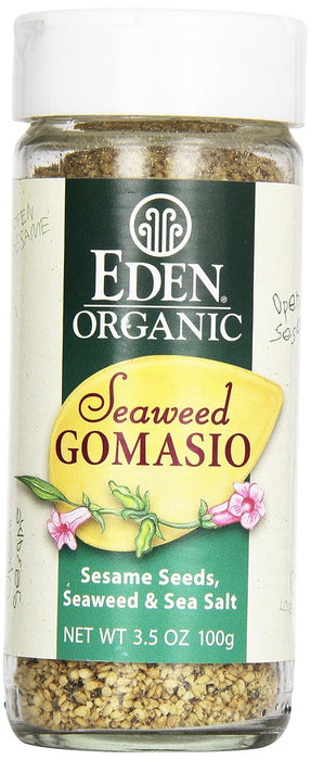 Eden Foods  Organic Gomasio Sesame Salt Seaweed  3.5 Oz