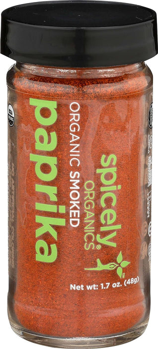 Spicely Organics  Organic Paprika Smoked  1.7 Oz