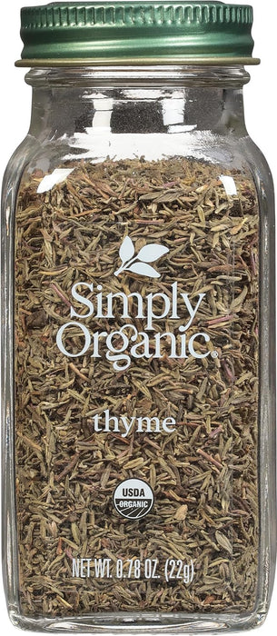 Simply Organic  Thyme Leaf Whole Fancy Grade  .78 Oz