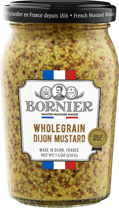 Bornier Dijon Mustard Whole Grain 7.4 oz