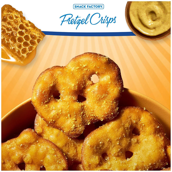 Snack Factory  Pretzel Crisps Bites Honey Mustard  12 Oz