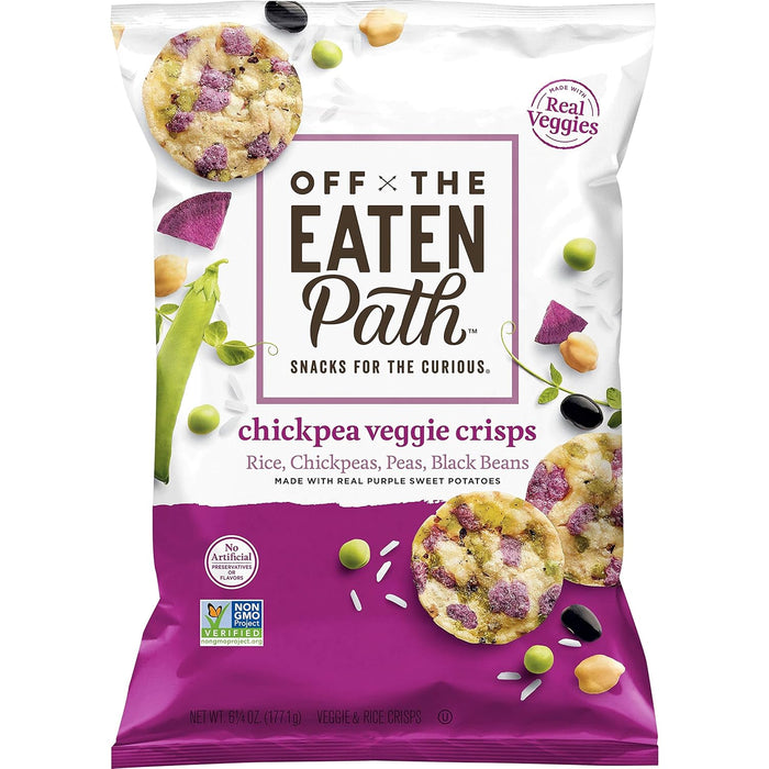 Off The Eaten Path  Chickpea Veggie Crisps  6.25 Oz