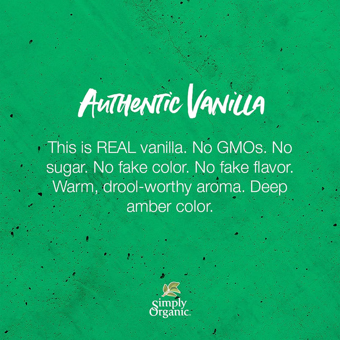 Simply Organic  Pure Vanilla Extract  8 Oz