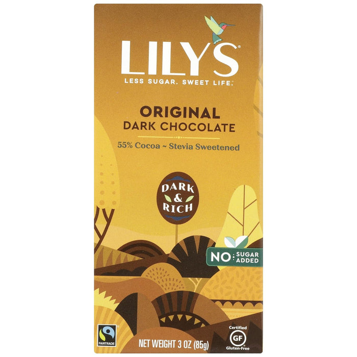 Lily'S  Original Dark Chocolate Stevia Sweetened Bar   3 Oz