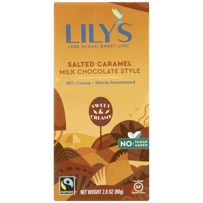 Lily'S  Milk Chocolate Bar Caramelized & Salted   2.80 Oz