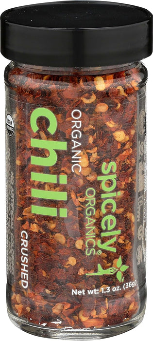 Spicely Organics  Organic Chili Crushed  1.3 Oz