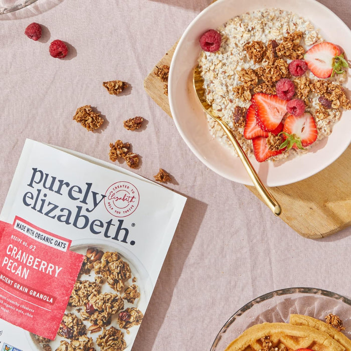 Purely Elizabeth  Ancient Grain Granola Cranberry Pecan   12 Oz