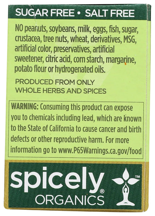 Spicely Organics  Organic Chili Pepper Crushed  .3 Oz