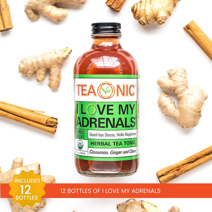 Teaonic  Herbal Tea Tonic I Love My Adrenals  8 Fl Oz