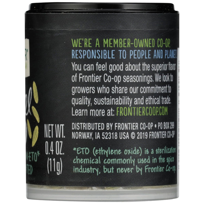 Frontier Nat Prod Co-Op  Fennel Seed  .4 Oz