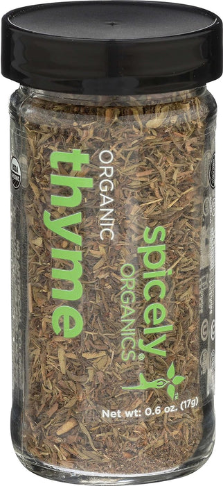 Spicely Organics  Organic Thyme  0.6 Oz