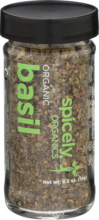 Spicely Organics  Organic Basil  0.5 Oz