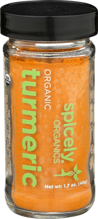 Spicely Organics  Organic Turmeric  1.7 Oz