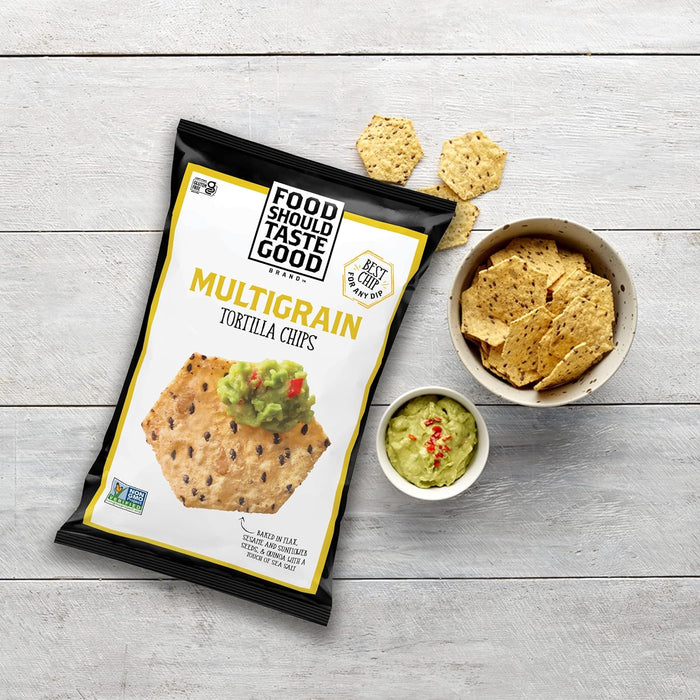 Food Should Taste Good  Multigrain Tortilla Chips Multigrain  5.5 Oz