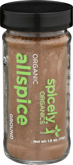 Spicely Organics  Organic Allspice Ground  1.6 Oz