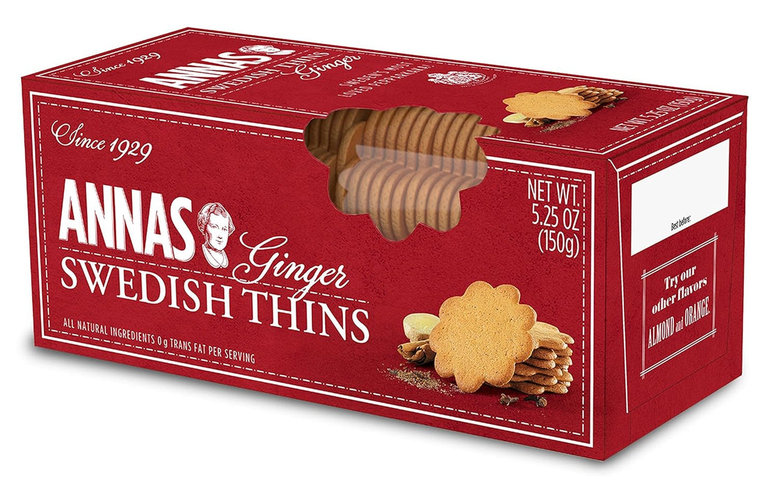 Anna'S  Swedish Ginger Thins Original  5.25 Oz