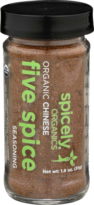 Spicely Organics  Organic Chinese Five Spice Seasoning  1.8 Oz