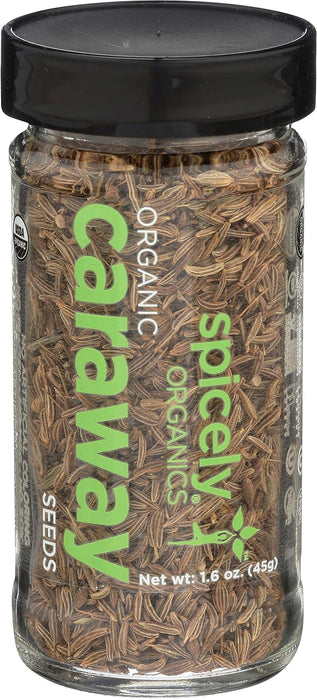 Spicely Organics  Organic Caraway Seeds  1.6 Oz