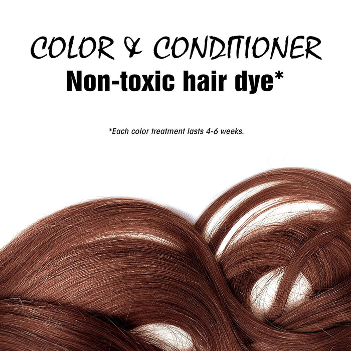 Light Mountain  Organic Hair Color And Conditioner Mahogany 4 Oz