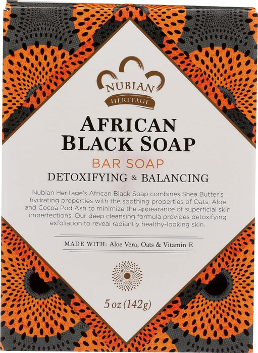 Nubian Heritage  Bar Soap African Black  1 Each  5 Oz