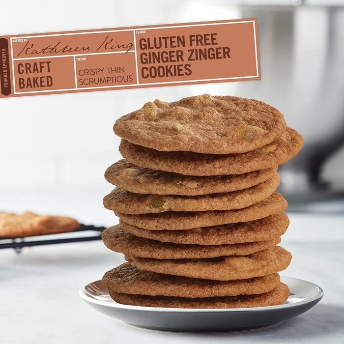 Tate'S Bake Shop  Cookies Gluten Free Ginger Zinger  7 Oz