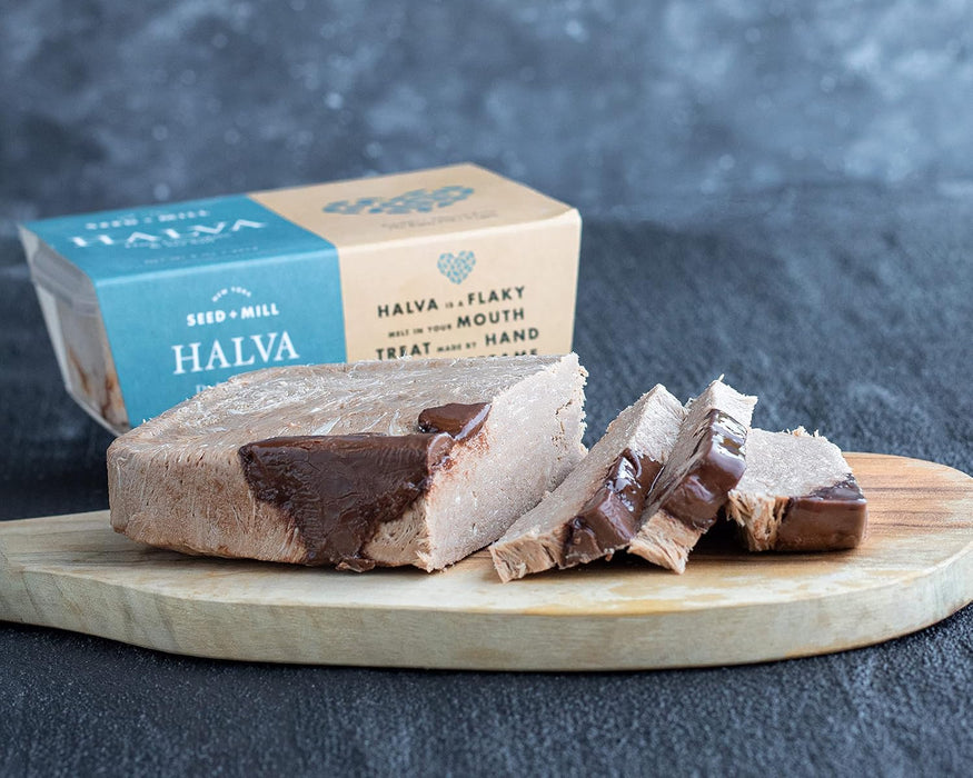 Seed Mill Halva Dark Chocolate Sea Salt 8 oz