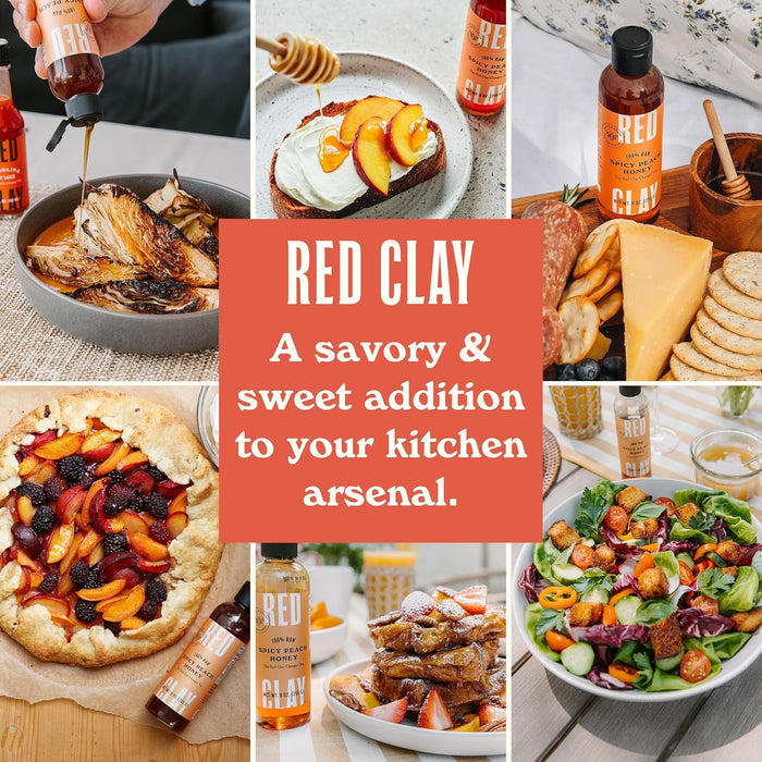 Red Clay Spicy Peach Honey Sauce 9 oz