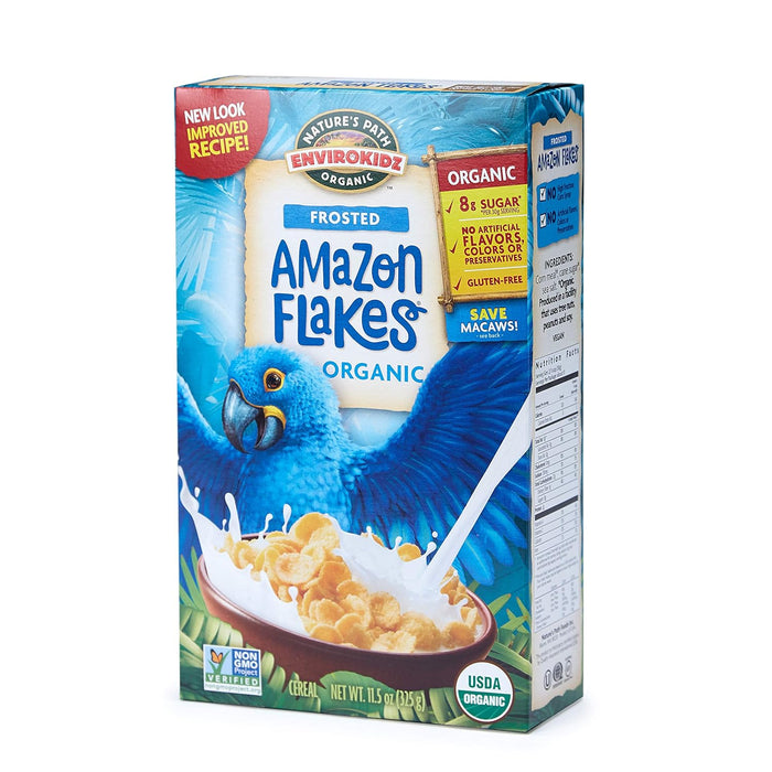 Nature`S Path-Envirokidz  Amazon Frosted Flakes Organic Gluten Free   11.5 Oz