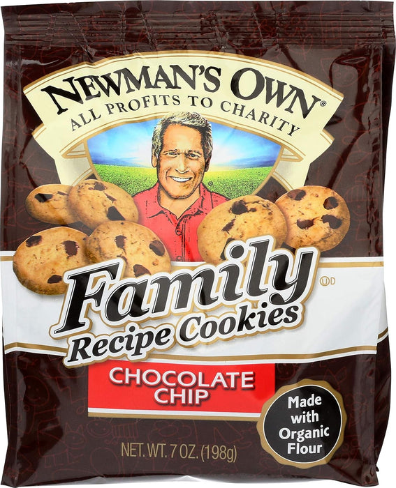 Newman'S Own  Family Recipe Cookies Chocolate Chip  7 Oz