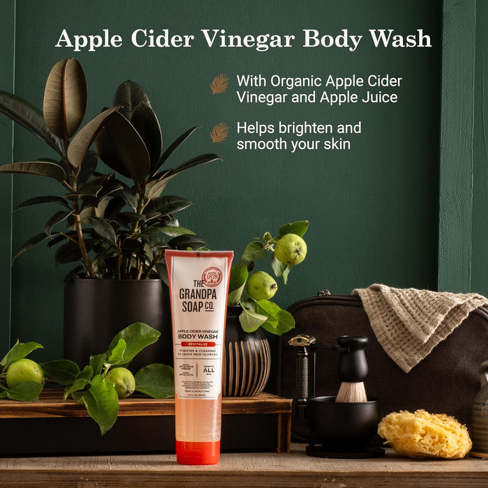 The Grandpa Soap Co. Apple Cider Vinegar Revitalize Body Wash 9.5 Oz