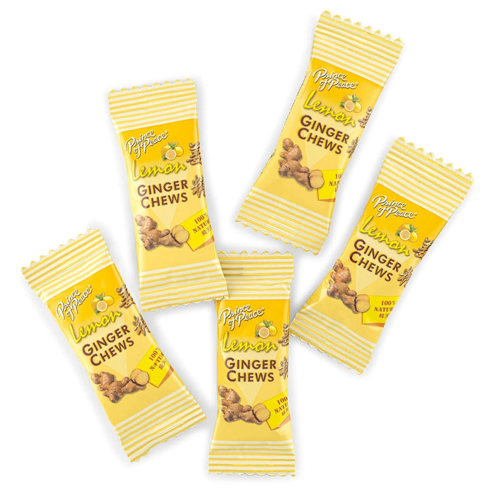 Prince Of Peace  Ginger Chews Lemon  1 Each  4 oz