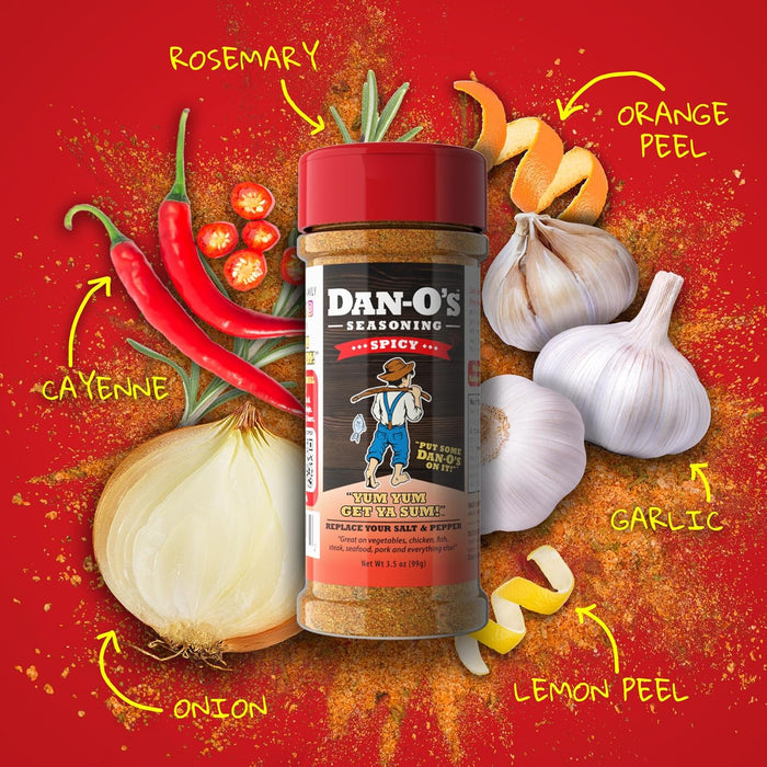 Dan-O`S Seasoning  Dan O'S Starter Pack: All Natural  Low Sodium  No Sugar  No Msg  Gluten-Free  Cas