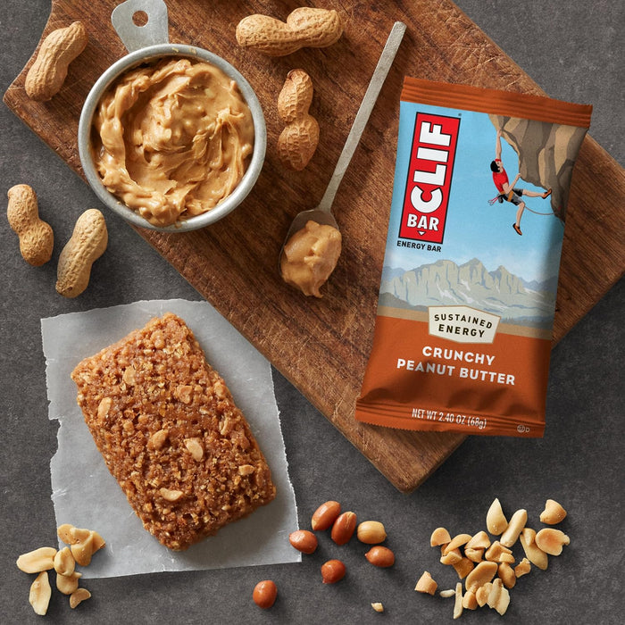 Clif Bar  Organic Energy Bar Crunchy Peanut Butter   14.4 Oz