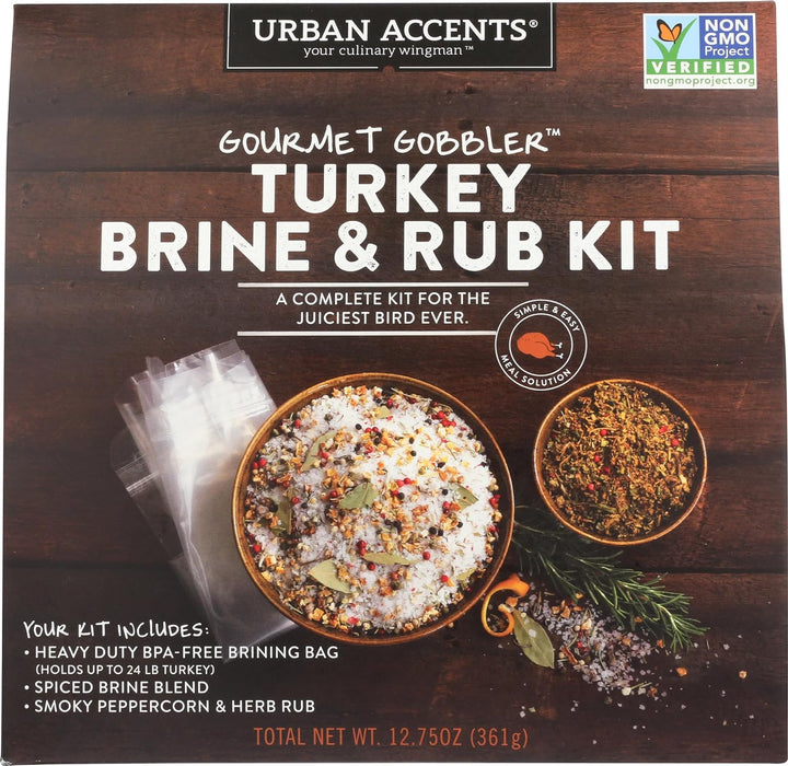 Urban Accents  Gourmet Gobbler Complete Turkey Brine Kit  12.75 Oz