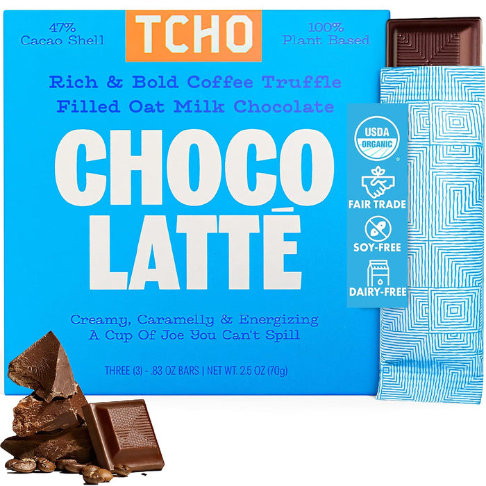 Tcho Chocolate Organic Tcho Chco Latte Chocolate Bar 2.5 Oz