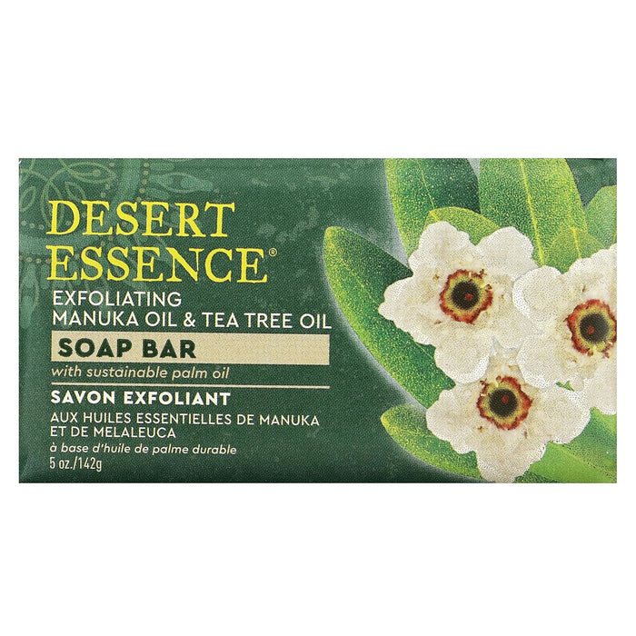 Desert Essence MANUKA TEA TREE OIL SOAP BAR 5 Oz