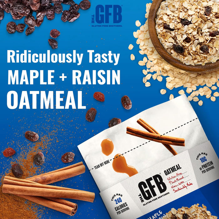 The Gfb  Maple & Raisin Gluten Free Power Breakfast Oatmeal   2 Oz