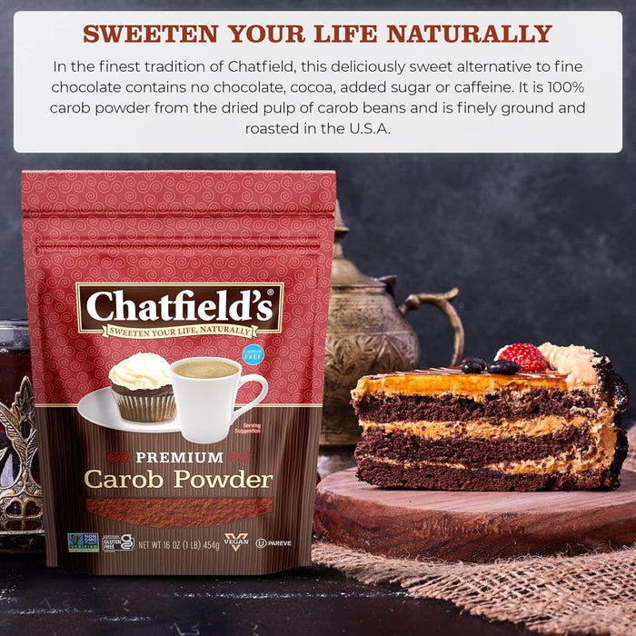 Carob Powder Pouch 16 OZ---Chatfield`s