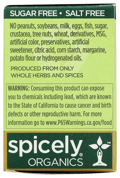 Spicely Organics  Organic Sesame Seed White  .45 Oz