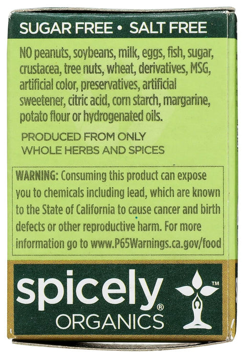 Spicely Organics  Organic Paprika Smoked  .45 Oz