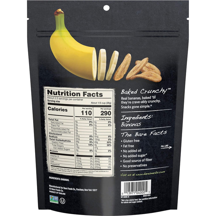 Bare Fruit Banana Chips Simply Baked 2.7 OZ